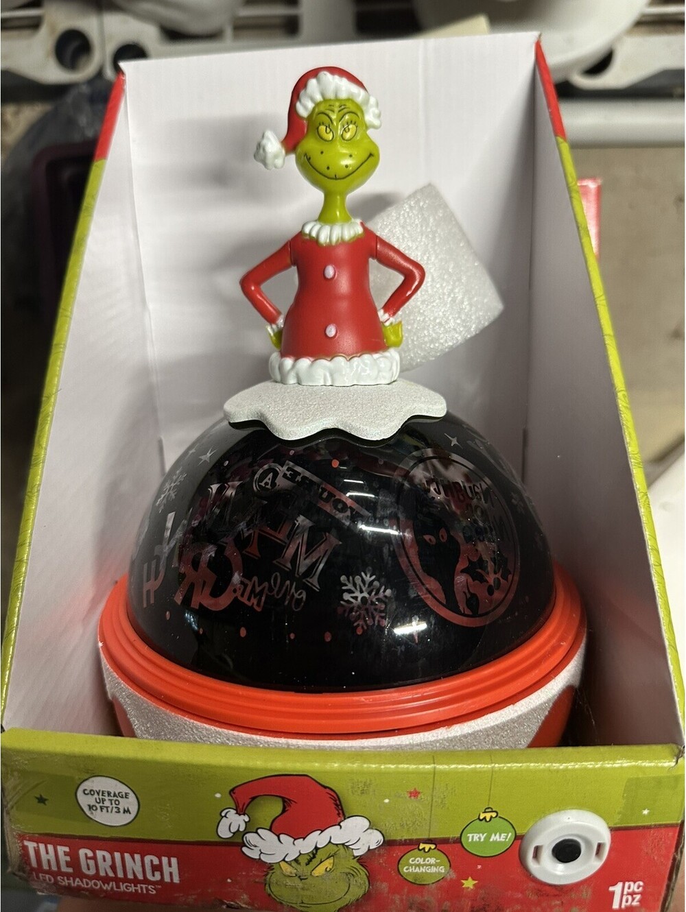 The Grinch LED Shadowlights Rotating Holiday Christmas Display